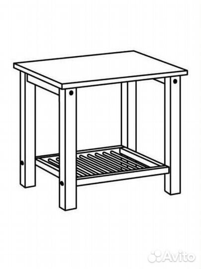 Новая тумба прикроватная Икеа Риккене.Доставка