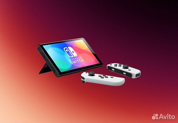Игровая приставка Nintendo Switch oled (Белая)