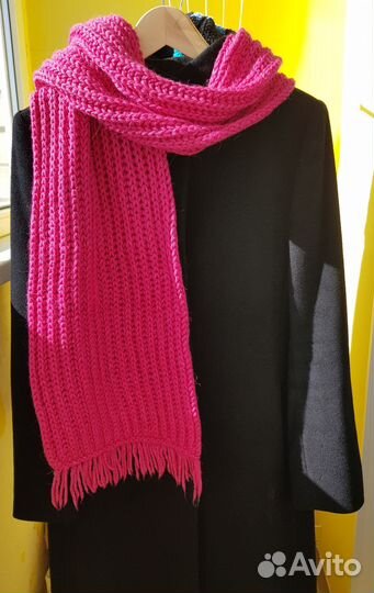 Вязаный шарф ручной работы