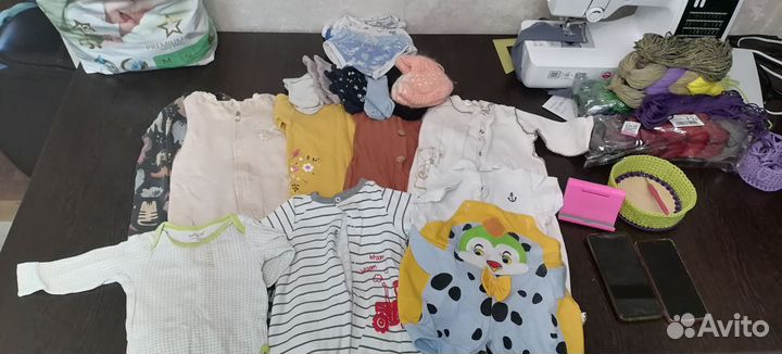 Детские вещи пакетом 68-74