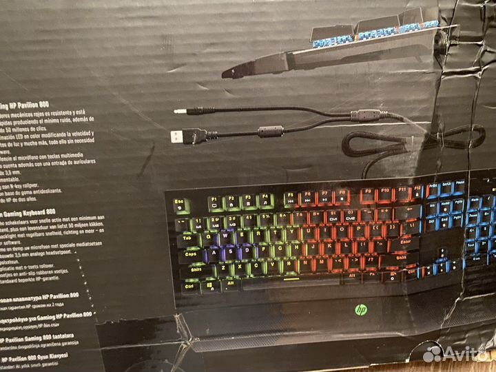Игровая клавиатура HP Pavilion Gaming 800 5JS06AA