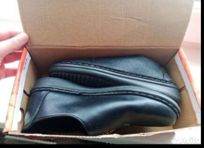 Туфли кожаные