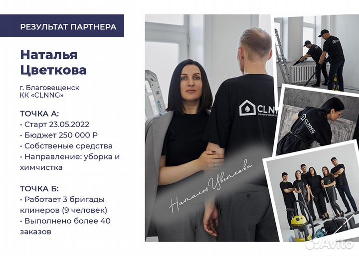 Готовая клининговая компания. Рязань