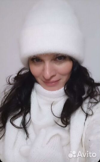 Шапка бактус варежки