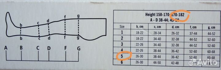 Компрессионные чулки 2 класс