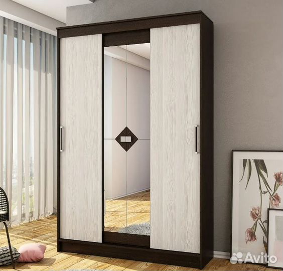 Шкаф-купе Агат венге / лоредо