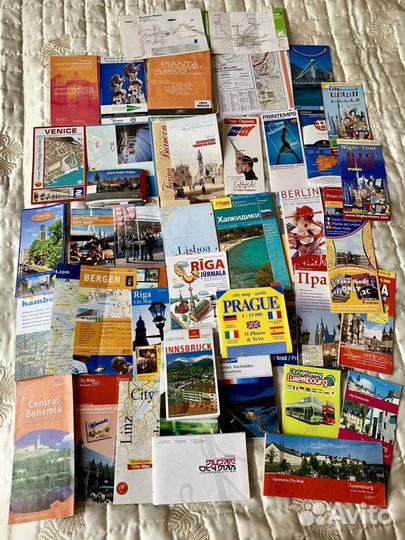 Туристические карты городов мира и России