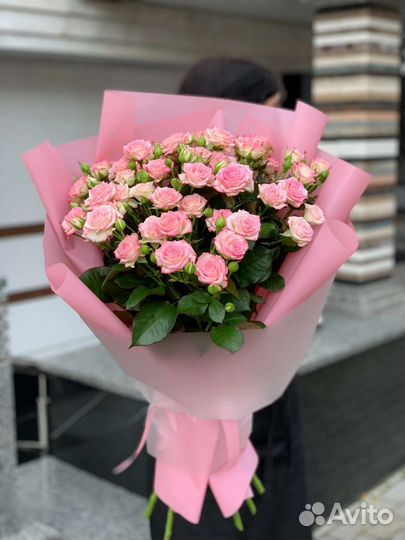 Цветы розы букет