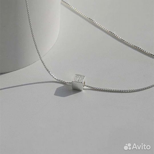 Серебряное колье