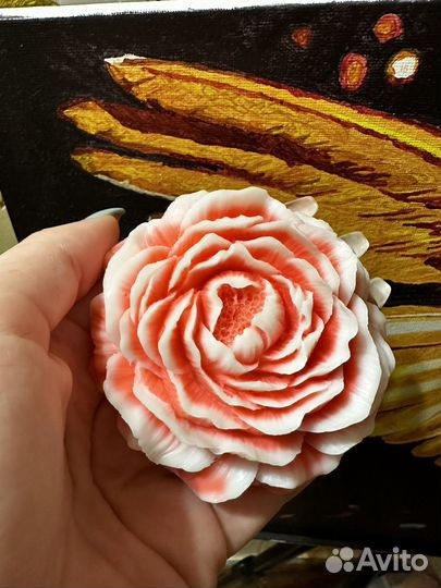 Роза ручной работы