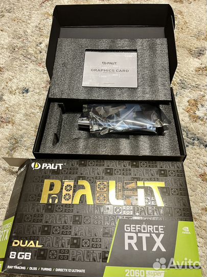 Видеокарта rtx 2060 super 8gb palit