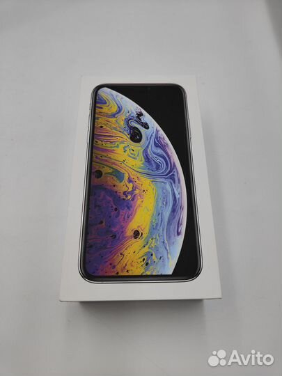 Коробка iPhone Xs Silver 64GB Оригинал