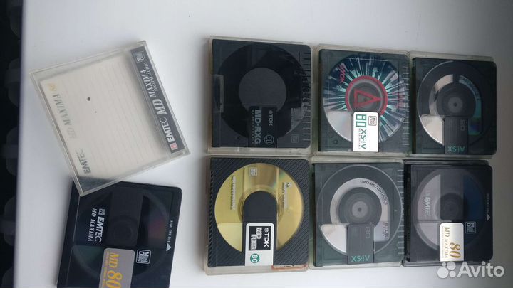 Минидиски MD (MiniDisc) sony,tdk,basf 80,74