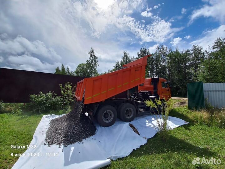 Щебень от 1м3 гранитный доломитовый