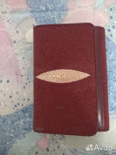 Женский кошелёк из натуральной кожи морского скота