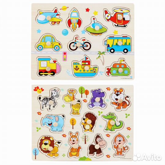 Деревянные пазлы