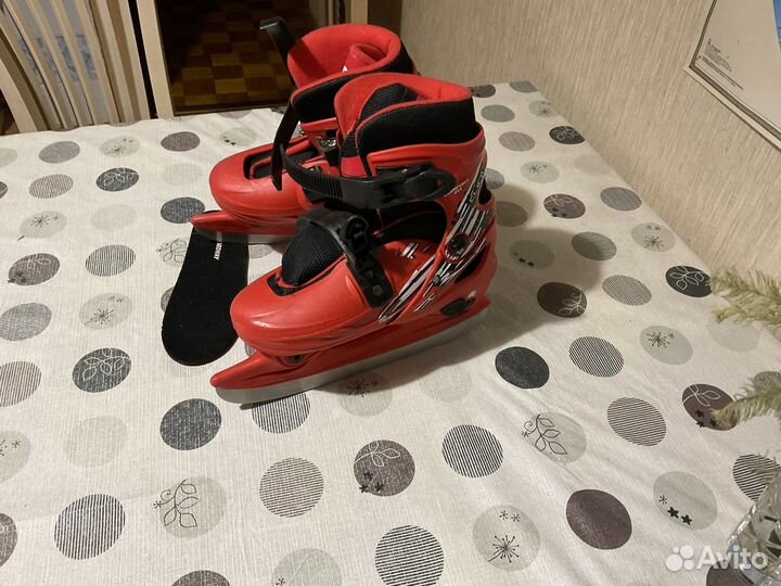 Коньки раздвижные детские Nordway. clkb-RB-34