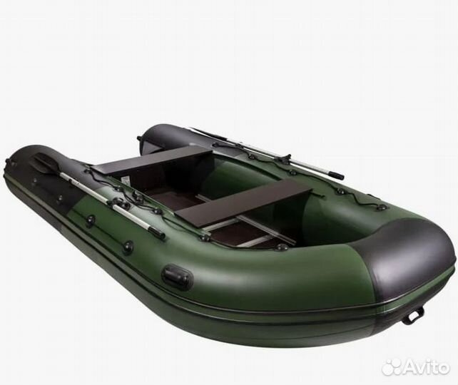 Лодка Ривьера 3600 ск Максима зелено / черный комб