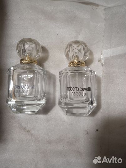 Пустые флаконы Roberto Cavalli paradiso