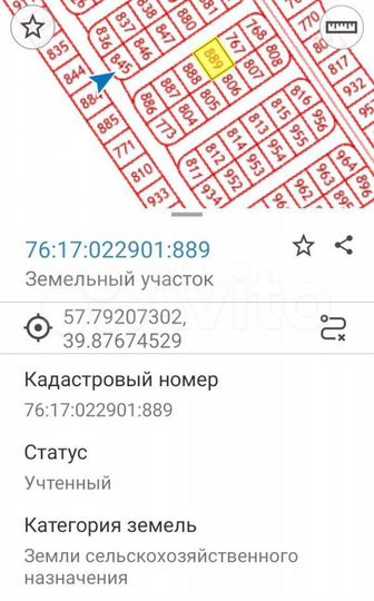 Участок 7,8 сот. (СНТ, ДНП)