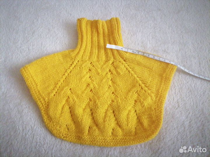 Новая очаровательная вязаная манишка, 2-3 года