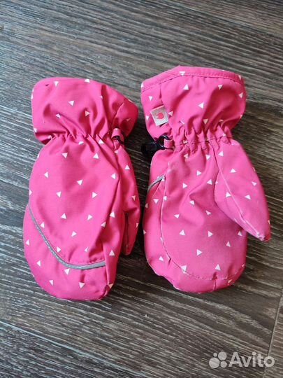 Варежки непромокаемые на 2-3г, зима/деми