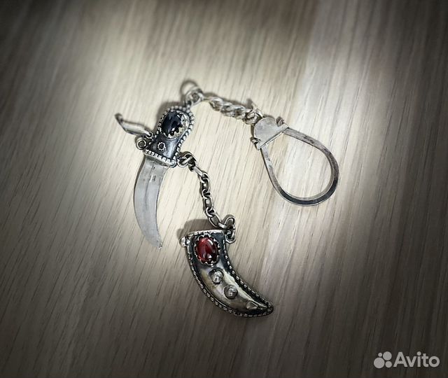 Нож брелок из серебра 925 египет