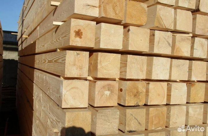 Брус обрезной строганный