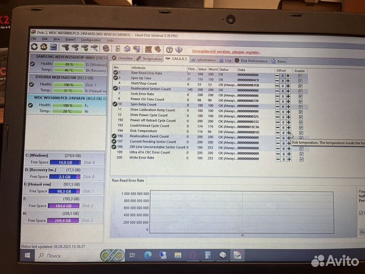 Жесткий диск 500gb wd blue 2.5 100