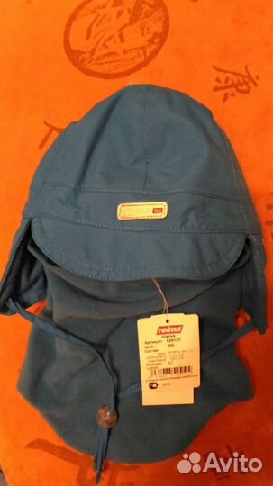 Новая Шапка-шлем с манишкой Reima Теc р.48