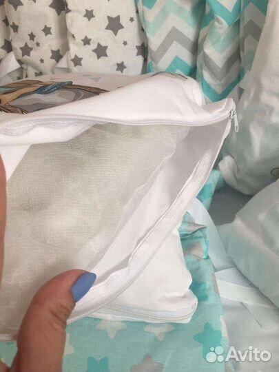 Комплект в детскую кроватку для мальчика