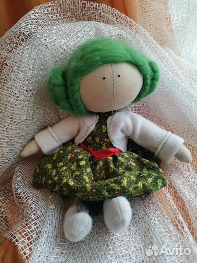 Кукла тильда тыквоголовка