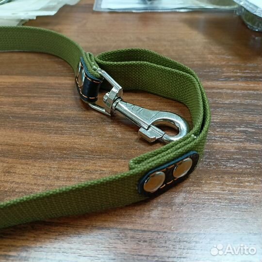 Брезентовые поводки и ошейники для собак