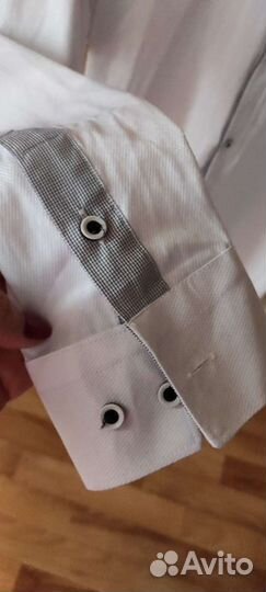 Рубашка белая для мальчика 152