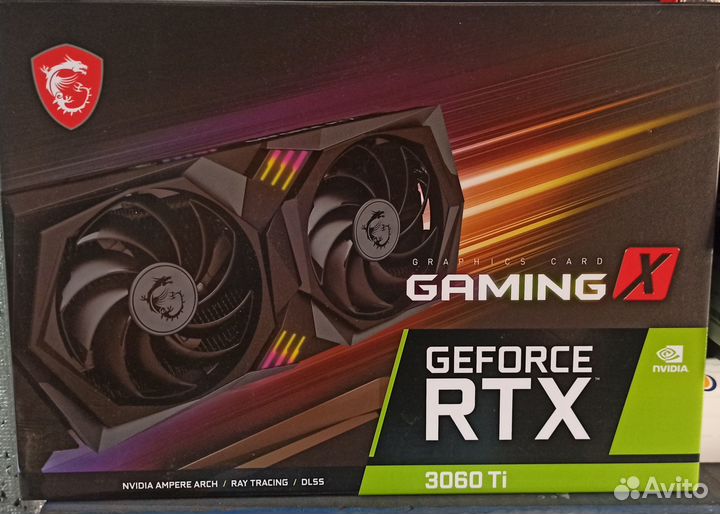 Видеокарта MSI RTX 3060ti GamingX