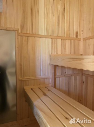 Мини баня размер 6х2.3 доставка до 5 дн