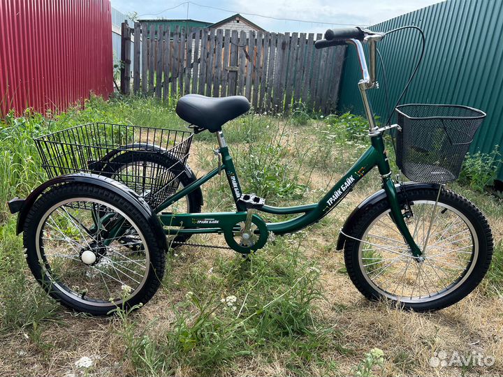 Высокопрочный трехколесный велосипед для города