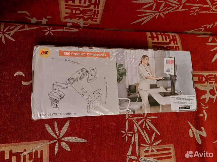 Кронштейны на 2 и 1 монитора F80 Arm Media Kromax