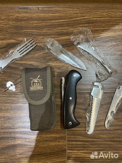 Нож туристический в футляре «Экспедиция»