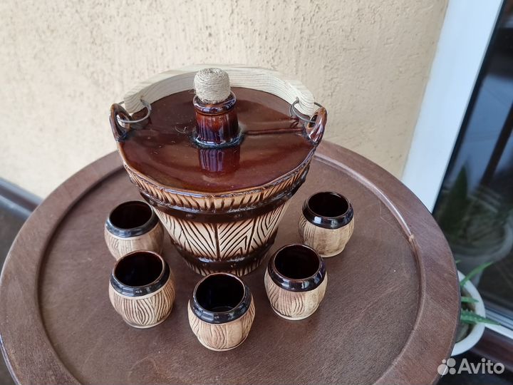 Керамический бочонок для напитков