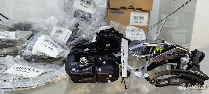 Велопокрышки, камеры, крылья, переключатели