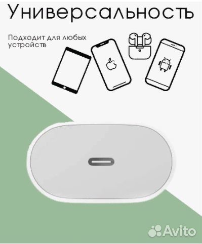 Быстрая зарядка iPhone 20W Type-c,зарядка айфон