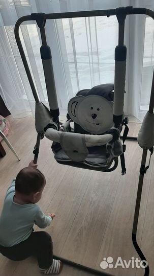 Детская качель напольная