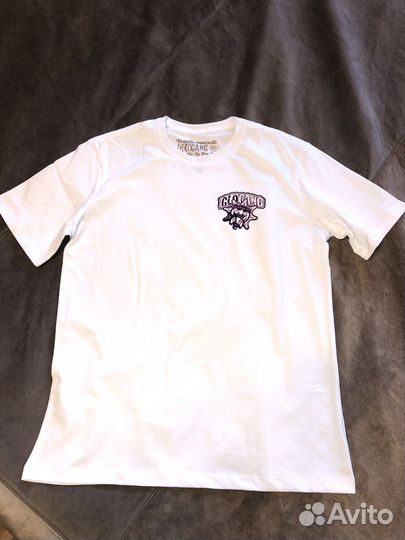 Футболка GloGang Logo Tee White Black