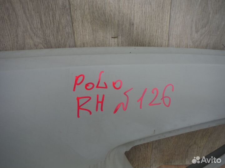 Крыло заднее правое №126 Volkswagen Polo Sedan