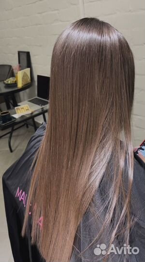 Кератиновое выпрямление