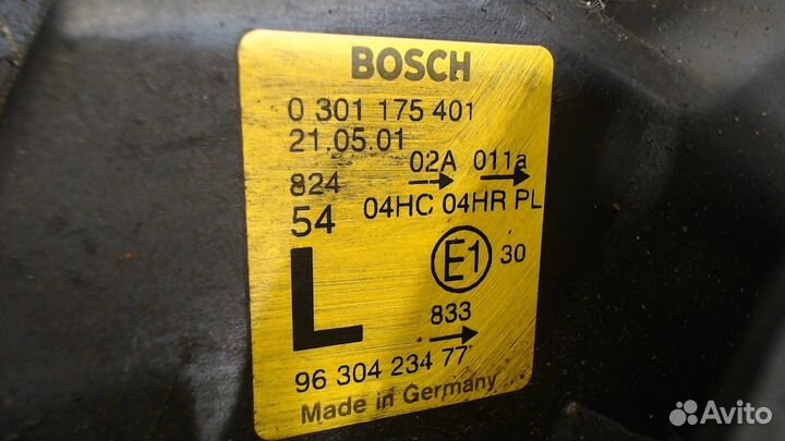 Фара (передняя) Peugeot 406, 2001