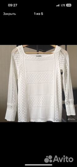 Блуза massimo dutti xs