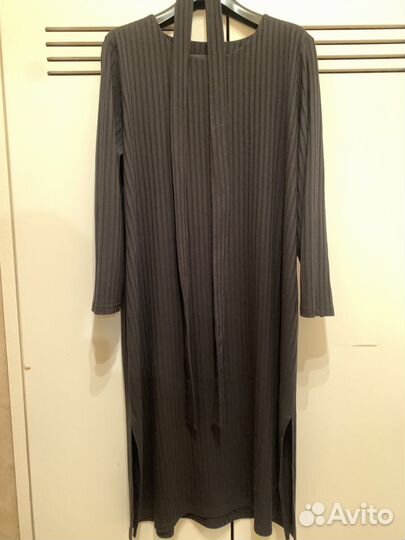 Платье чёрное лапша