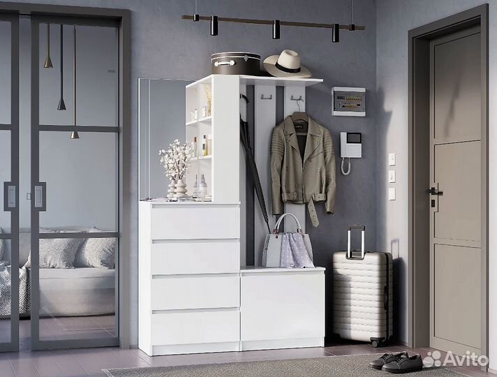 Прихожая Симпл пр-04 белая